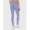 imageTHE GYM PEOPLE Girls Workout Leggings Kids High Waist Stretch Athletic Dance Yoga Pants with PocketsLavender Purple