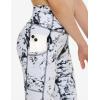 imageTHE GYM PEOPLE Girls Workout Leggings Kids High Waist Stretch Athletic Dance Yoga Pants with PocketsMarble