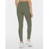 imageTHE GYM PEOPLE Girls Workout Leggings Kids High Waist Stretch Athletic Dance Yoga Pants with PocketsOlive Green