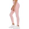 imageTHE GYM PEOPLE Girls Workout Leggings Kids High Waist Stretch Athletic Dance Yoga Pants with PocketsPink