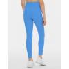 imageTHE GYM PEOPLE Girls Workout Leggings Kids High Waist Stretch Athletic Dance Yoga Pants with PocketsSea Blue