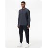 imageTHE GYM PEOPLE Mens Drawstring Workout Joggers Pants Lightweight Tapered Running Lounge Sweatpants with PocketsBlack