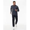 imageTHE GYM PEOPLE Mens Drawstring Workout Joggers Pants Lightweight Tapered Running Lounge Sweatpants with PocketsBlack