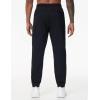 imageTHE GYM PEOPLE Mens Drawstring Workout Joggers Pants Lightweight Tapered Running Lounge Sweatpants with PocketsBlack