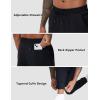 imageTHE GYM PEOPLE Mens Drawstring Workout Joggers Pants Lightweight Tapered Running Lounge Sweatpants with PocketsBlack