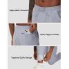 imageTHE GYM PEOPLE Mens Drawstring Workout Joggers Pants Lightweight Tapered Running Lounge Sweatpants with PocketsGrey
