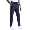 imageTHE GYM PEOPLE Mens Fleece Joggers Pants with Deep Pockets in Loosefit StyleFleece Lined Blue