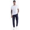 imageTHE GYM PEOPLE Mens Fleece Joggers Pants with Deep Pockets in Loosefit StyleFleece Lined Blue