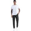 imageTHE GYM PEOPLE Mens Fleece Joggers Pants with Deep Pockets in Loosefit StyleFleece Lined Dark Grey
