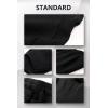 imageTHE GYM PEOPLE Mens Fleece Joggers Pants with Deep Pockets in Loosefit StyleUnlined Lightweight Basic Black