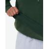 imageTHE GYM PEOPLE Mens Half Zip Fleece Pullover Sweatshirts Midweight Mock Neck Workout Sweat TopsGreen