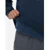 imageTHE GYM PEOPLE Mens Half Zip Fleece Pullover Sweatshirts Midweight Mock Neck Workout Sweat TopsNavy Blue