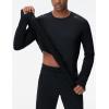 imageTHE GYM PEOPLE Mens Long Sleeve Workout Shirts Moisture Wicking Athletic Running Tee Tops with Thumb HolesBlack