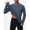 imageTHE GYM PEOPLE Mens Long Sleeve Workout Shirts Moisture Wicking Athletic Running Tee Tops with Thumb HolesCharcoal Grey