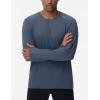 imageTHE GYM PEOPLE Mens Long Sleeve Workout Shirts Moisture Wicking Athletic Running Tee Tops with Thumb HolesCharcoal Grey