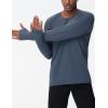 imageTHE GYM PEOPLE Mens Long Sleeve Workout Shirts Moisture Wicking Athletic Running Tee Tops with Thumb HolesCharcoal Grey