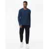 imageTHE GYM PEOPLE Mens Long Sleeve Workout Shirts Moisture Wicking Athletic Running Tee Tops with Thumb HolesDark Blue Heather