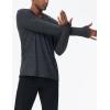 imageTHE GYM PEOPLE Mens Long Sleeve Workout Shirts Moisture Wicking Athletic Running Tee Tops with Thumb HolesDark Grey Heather