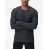 imageTHE GYM PEOPLE Mens Long Sleeve Workout Shirts Moisture Wicking Athletic Running Tee Tops with Thumb HolesDark Grey Heather