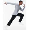 imageTHE GYM PEOPLE Mens Long Sleeve Workout Shirts Moisture Wicking Athletic Running Tee Tops with Thumb HolesLight Grey Heather