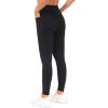 imageTHE GYM PEOPLE Tummy Control Workout Leggings with Pockets High Waist Athletic Yoga Pants for Women Running FitnessBlack