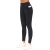 imageTHE GYM PEOPLE Tummy Control Workout Leggings with Pockets High Waist Athletic Yoga Pants for Women Running FitnessBlack
