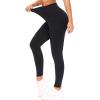 imageTHE GYM PEOPLE Tummy Control Workout Leggings with Pockets High Waist Athletic Yoga Pants for Women Running FitnessBlack