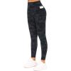 imageTHE GYM PEOPLE Tummy Control Workout Leggings with Pockets High Waist Athletic Yoga Pants for Women Running FitnessBlueDark GreyBlack