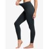imageTHE GYM PEOPLE Tummy Control Workout Leggings with Pockets High Waist Athletic Yoga Pants for Women Running FitnessCharcoal Grey