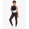 imageTHE GYM PEOPLE Tummy Control Workout Leggings with Pockets High Waist Athletic Yoga Pants for Women Running FitnessDark Red