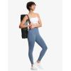 imageTHE GYM PEOPLE Tummy Control Workout Leggings with Pockets High Waist Athletic Yoga Pants for Women Running FitnessGrey Blue