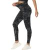 imageTHE GYM PEOPLE Tummy Control Workout Leggings with Pockets High Waist Athletic Yoga Pants for Women Running FitnessGrey Marble