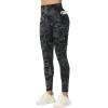 imageTHE GYM PEOPLE Tummy Control Workout Leggings with Pockets High Waist Athletic Yoga Pants for Women Running FitnessGrey Marble