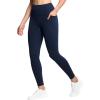 imageTHE GYM PEOPLE Tummy Control Workout Leggings with Pockets High Waist Athletic Yoga Pants for Women Running FitnessNavy Blue