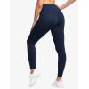 imageTHE GYM PEOPLE Tummy Control Workout Leggings with Pockets High Waist Athletic Yoga Pants for Women Running FitnessNavy Blue
