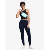 imageTHE GYM PEOPLE Tummy Control Workout Leggings with Pockets High Waist Athletic Yoga Pants for Women Running FitnessNavy Blue