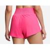 imageTHE GYM PEOPLE Womens Athletic Shorts Elastic Waisted Quick Dry Ruffle Tennis Workout Skorts with Mesh Liner Zip PocketsBright Pink