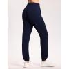 imageTHE GYM PEOPLE Womens Baggy Cinch Bottom Sweatpants Lightweight Workout Joggers Pants with PocketsDark Blue