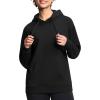 imageTHE GYM PEOPLE Womens Basic Pullover Hoodie Loose fit Ultra Soft Fleece hooded Sweatshirt With PocketsBlack
