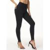 imageTHE GYM PEOPLE Womens Casual Yoga Leggings High Waisted Tummy Control Workout Pants with 4 PocketsBlack