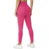 imageTHE GYM PEOPLE Womens Casual Yoga Leggings High Waisted Tummy Control Workout Pants with 4 PocketsBright Pink