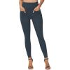 imageTHE GYM PEOPLE Womens Casual Yoga Leggings High Waisted Tummy Control Workout Pants with 4 PocketsCharcoal Grey