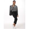 imageTHE GYM PEOPLE Womens Cropped Jackets Full Zip Long Sleeve Ribbed Workout Sweatshirts Lightweight Casual TopsGrey