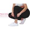 imageTHE GYM PEOPLE Womens Fleece Sweatpants Warm Workout Joggers Pants with PocketsBlack