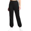 imageTHE GYM PEOPLE Womens Fleece Sweatpants Warm Workout Joggers Pants with PocketsBlack