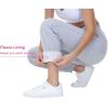 imageTHE GYM PEOPLE Womens Fleece Sweatpants Warm Workout Joggers Pants with PocketsGrey