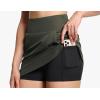imageTHE GYM PEOPLE Womens Golf Skort Tennis High Waist Lightweight Athletic Casual Skirts Builtin Shorts with 4 PocketsBean Brown