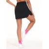imageTHE GYM PEOPLE Womens Golf Skort Tennis High Waist Lightweight Athletic Casual Skirts Builtin Shorts with 4 PocketsBlack