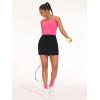 imageTHE GYM PEOPLE Womens Golf Skort Tennis High Waist Lightweight Athletic Casual Skirts Builtin Shorts with 4 PocketsBlack