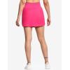imageTHE GYM PEOPLE Womens Golf Skort Tennis High Waist Lightweight Athletic Casual Skirts Builtin Shorts with 4 PocketsBright Pink